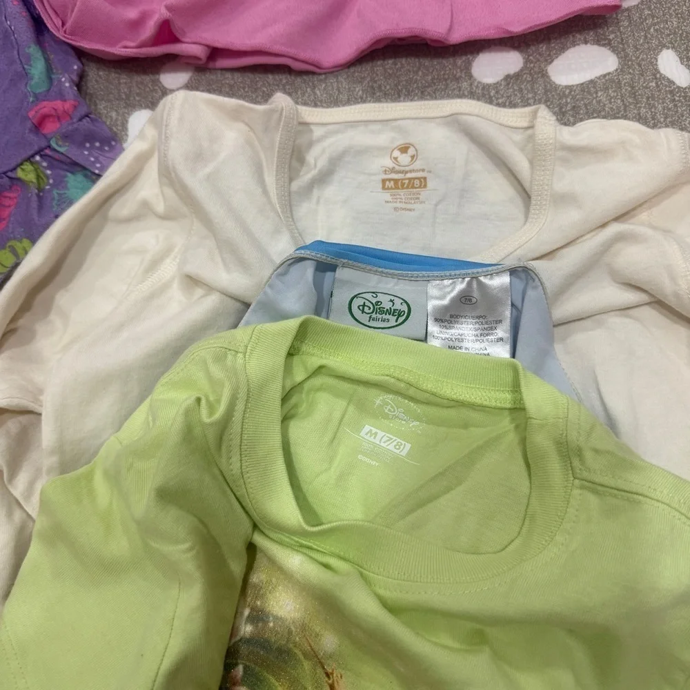 Vintage y2k Disney Store princesses fairies tinkerbell ariel tee girls dress top